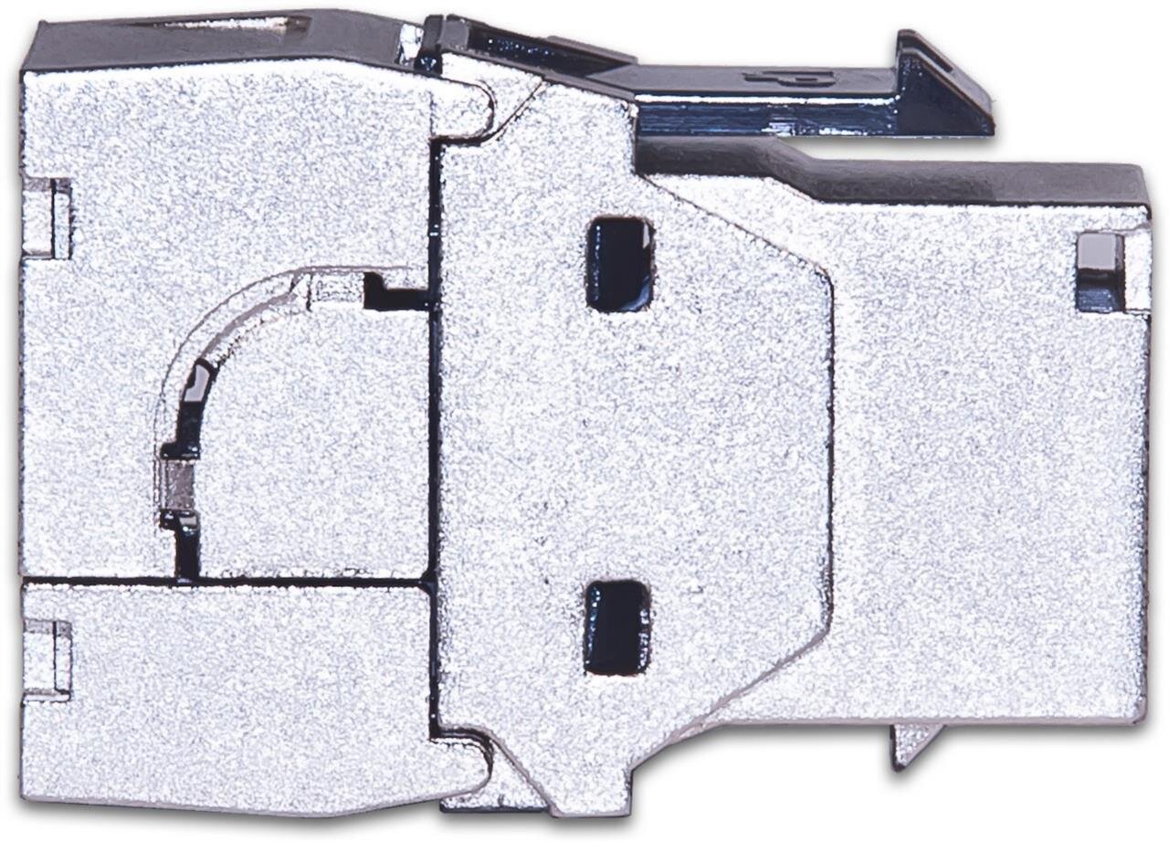 KAT6A 10 Gigabit Ethernet Keystone Modul, 90°