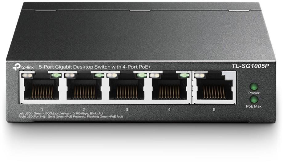 5-Port Gigabit Desktop Switch mit 4-Port PoE