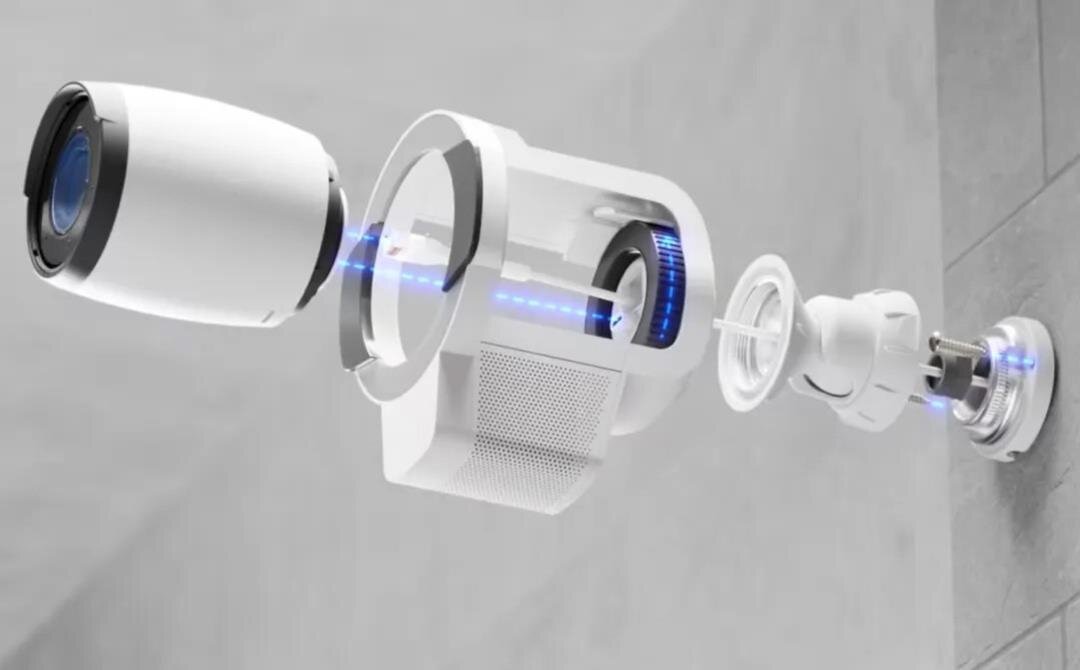 UniFi Kamera AI Long-Range IR LED Flutlicht für AI Pro, mit Radarerkennung, weiß