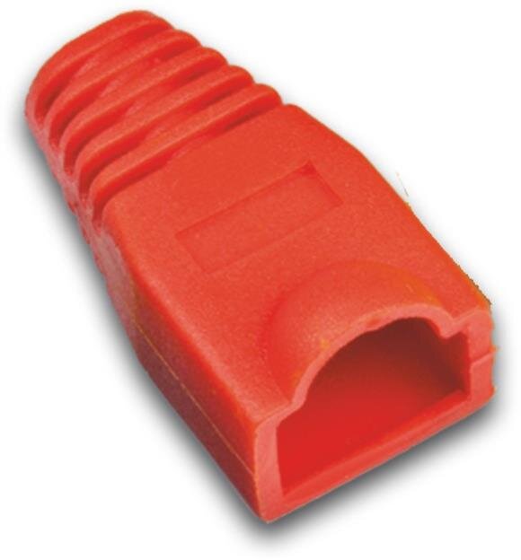 Tülle für RJ45 Stecker standard, Farbe: rot