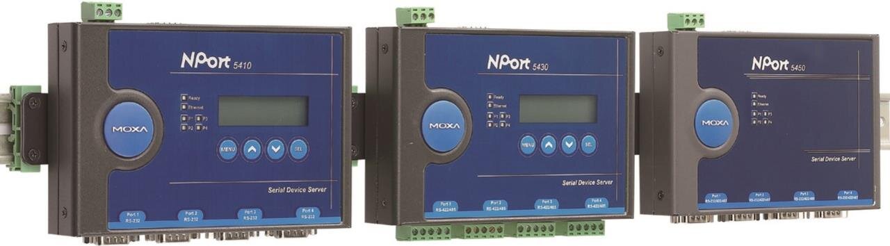 NPort® 5400, 4-Port RS-232/422/485 Serial Device Server