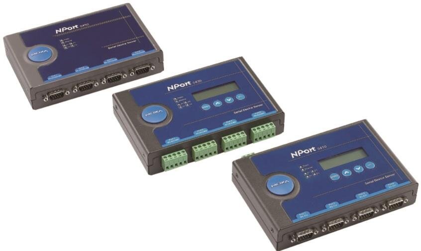 NPort® 5400, 4-Port RS-232/422/485 Serial Device Server