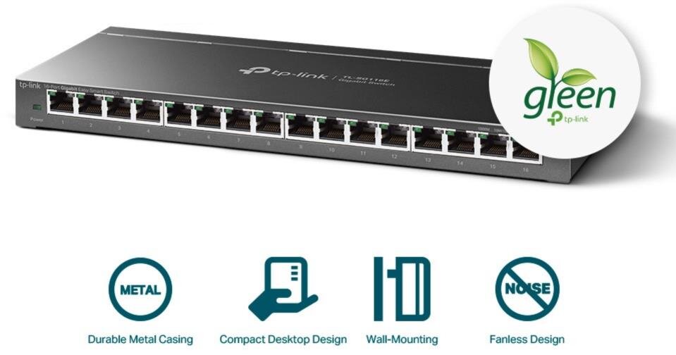 16-Port Gigabit Easy Smart Switch