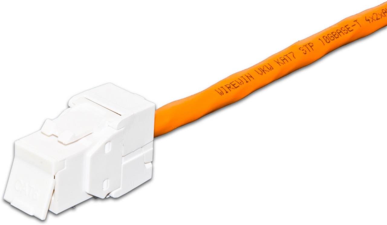 Wirewin® KAT6A Gigabit Ethernet Keystone Modul, ungeschirmt