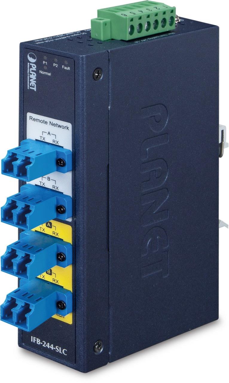Industrial 2-Channel Optical Fiber Bypass Switch