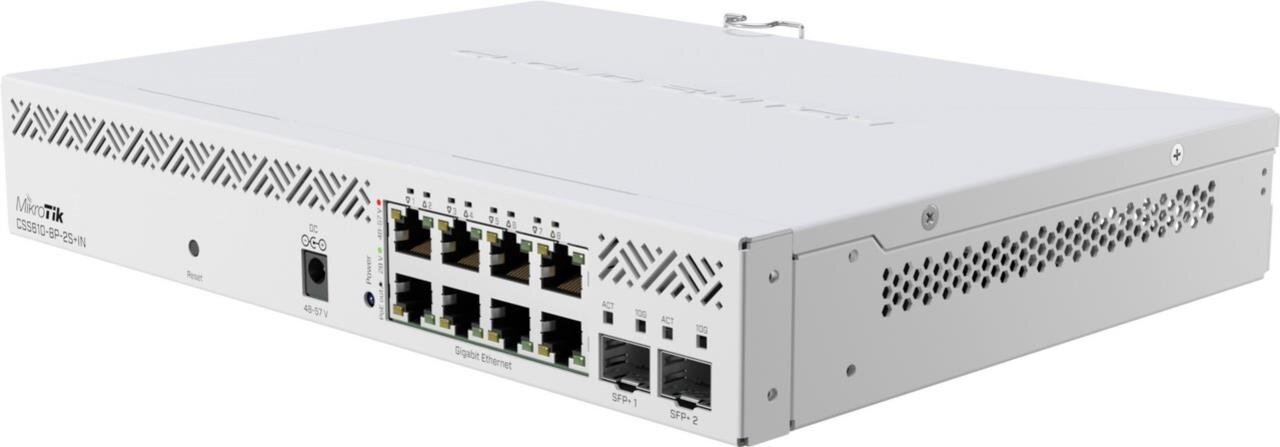 CSS610-8P-2S+IN Cloud Router Switch, 8x Gbit PoE, 2x SFP+