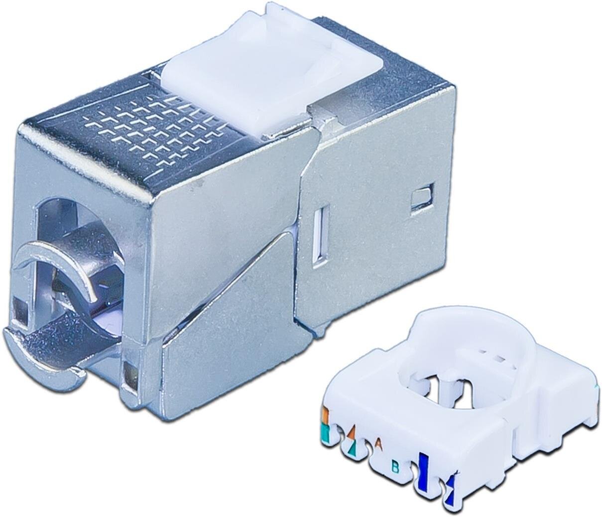 KAT6 Gigabit Ethernet Keystone Modul, geschirmt