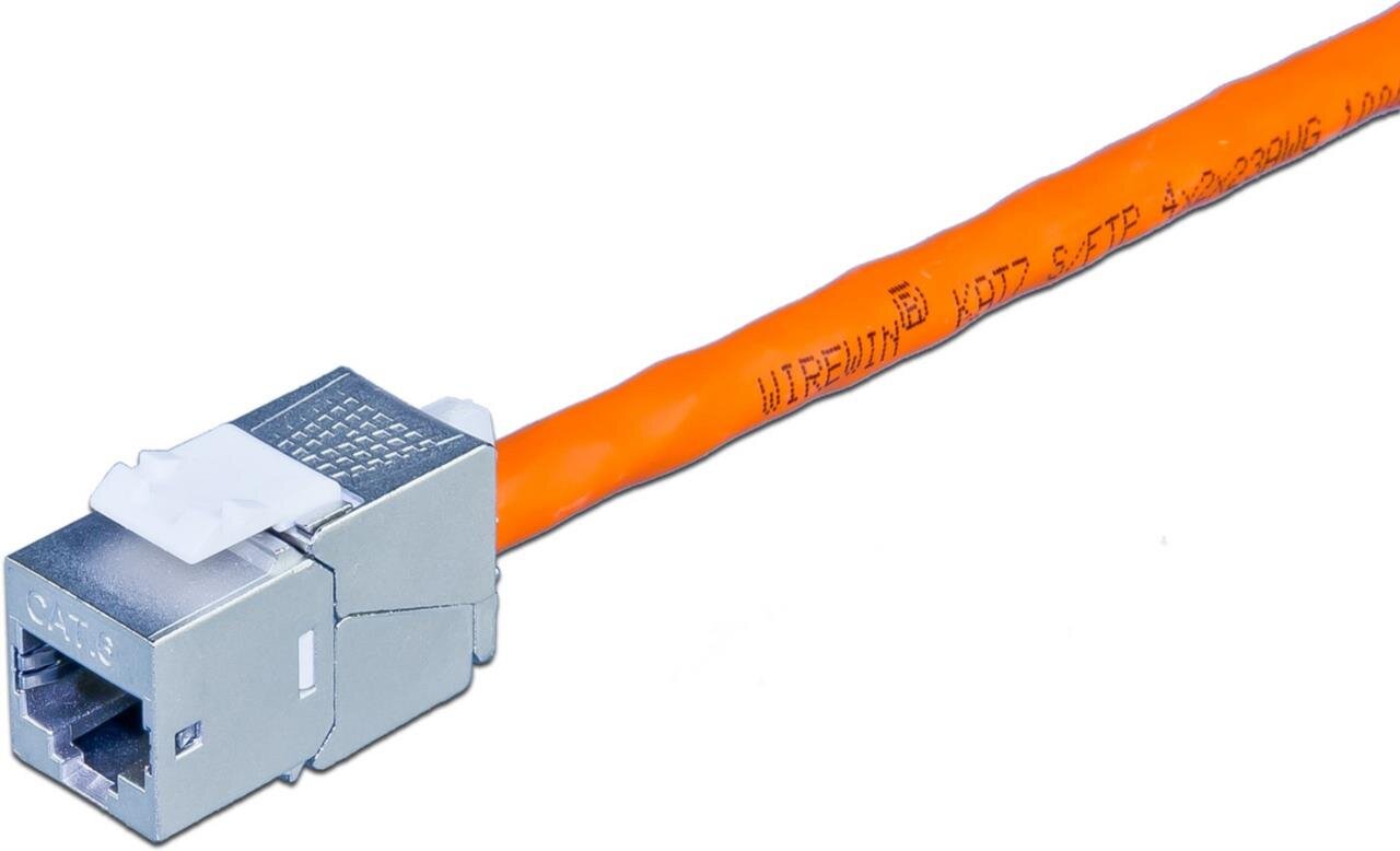 KAT6 Gigabit Ethernet Keystone Modul, geschirmt