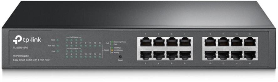 16-Port Gigabit Easy Smart Switch mit 8-Port PoE+