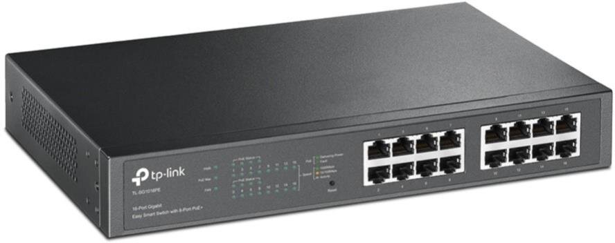 16-Port Gigabit Easy Smart Switch mit 8-Port PoE+