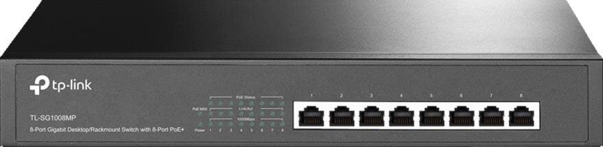 8-Port Gigabit Desktop Switch mit 8-Port PoE+