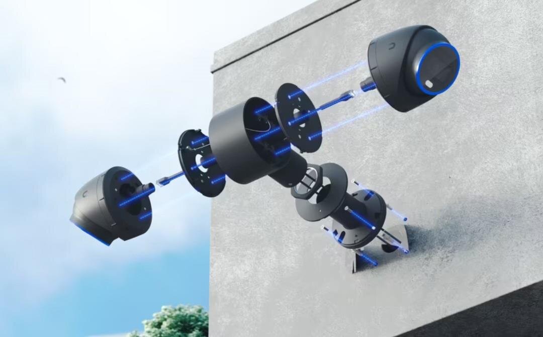 UniFi Kamera AI/G4/G5 Kamera Dual-Mount, schwarz
