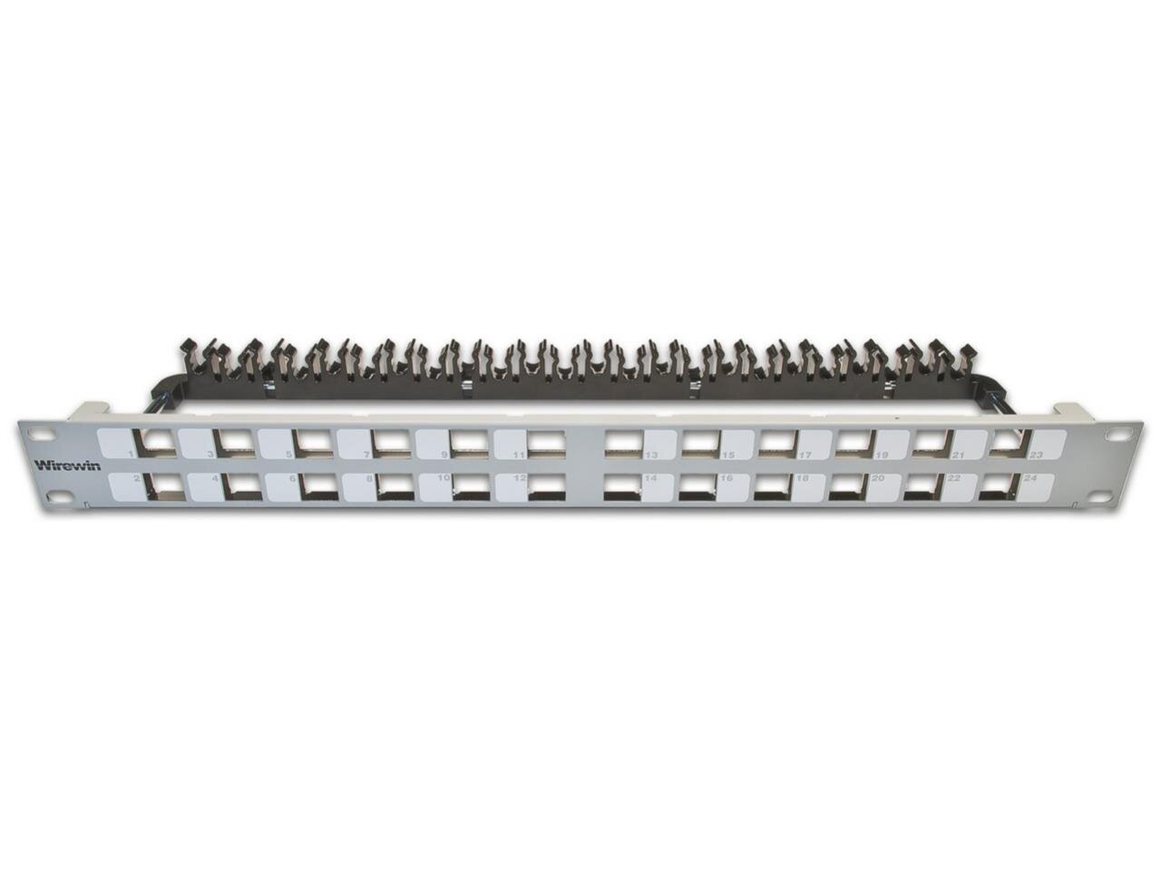 High Quality 24-Port Keystone Modul-Leerpanel, 19