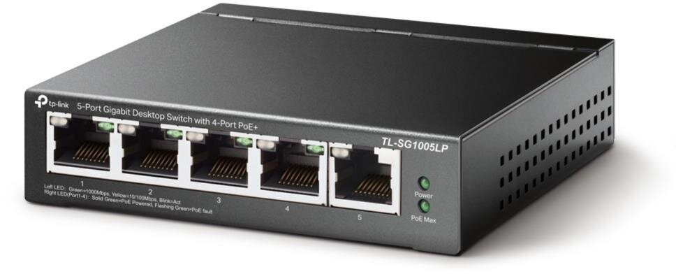 5-Port Gigabit Desktop Switch mit 4-Port PoE+