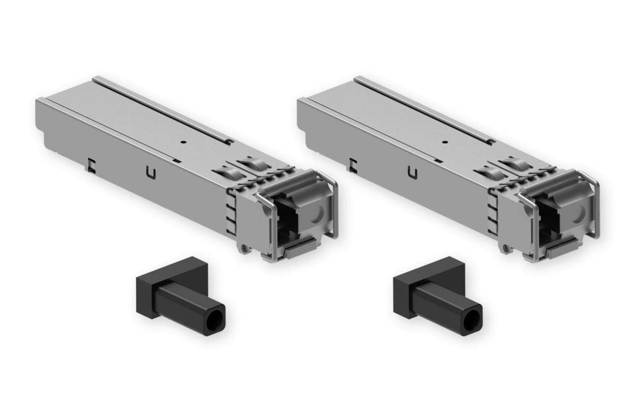 1.25 Gbit SFP BiDi,  1310nmTX/1550nmRX, 20km, LC-Simplex, Singlemode, 2er-Set