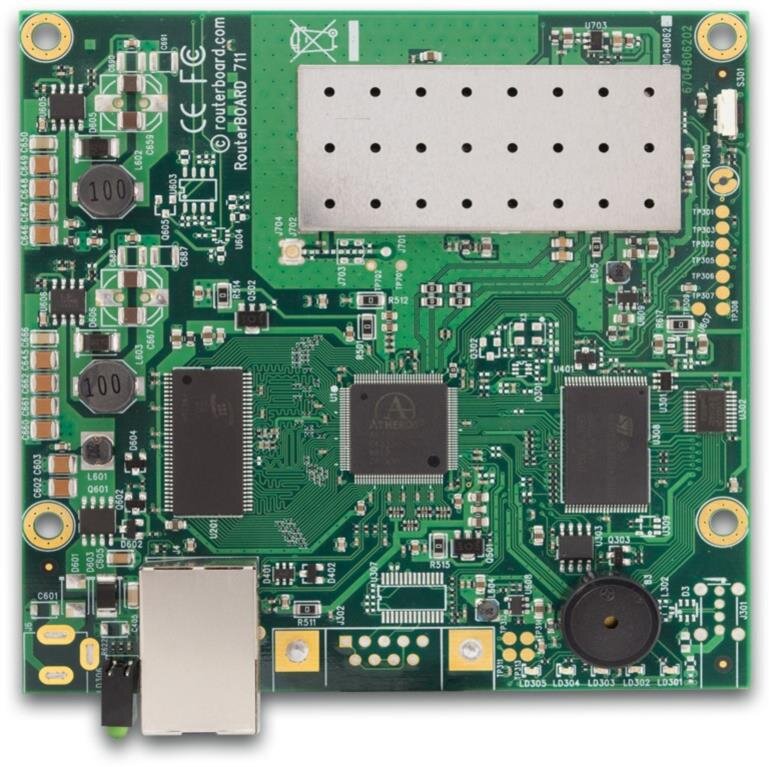 RouterBOARD 711 with 400Mhz Atheros CPU, 32MB RAM,