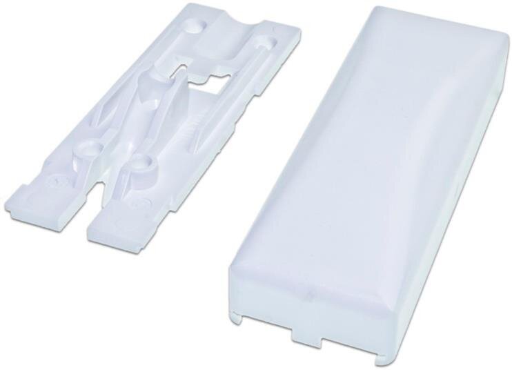 FTTH einfache Mauerdurchführung, für 1x 4-12 mm Rohre, 90° Biegung