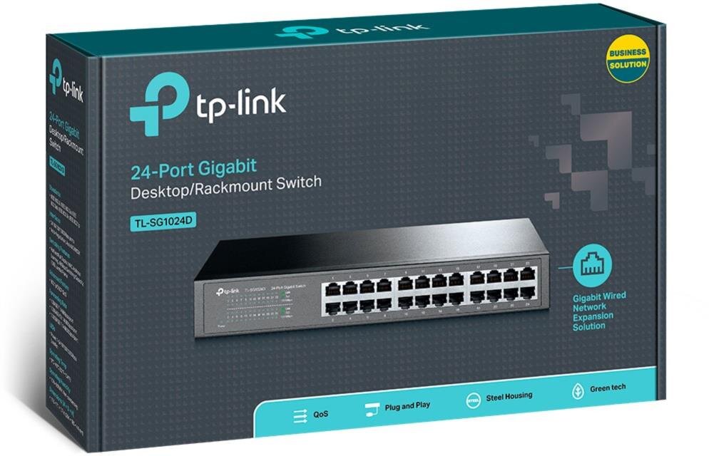 24-Port Gigabit Desktop/Rackmount-Switch