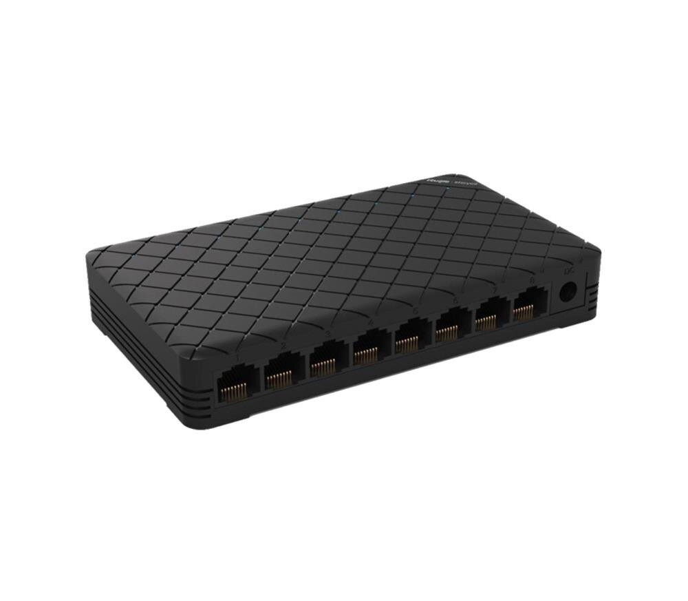 Reyee 8-Port 10/100Mbit unmanaged Desktop Switch, Kunststoffgehäuse