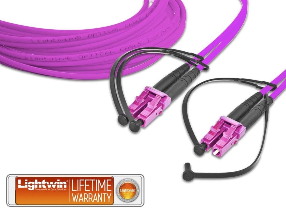 High Quality Duplex LWL Patchkabel, MM OM4, LC - LC 