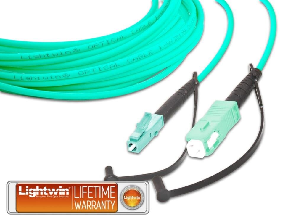 High Quality Simplex LWL Patchkabel, MM OM3, LC - SC 