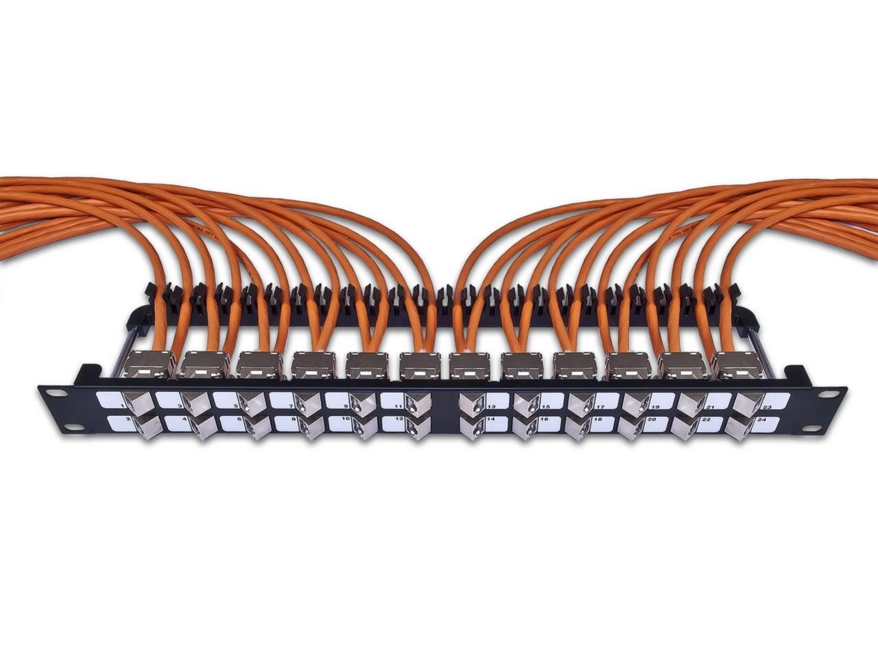 High Quality 24-Port Keystone Modul-Leerpanel, 19