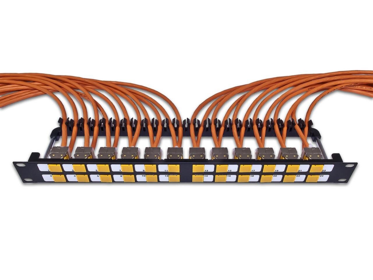 High Quality 24-Port Keystone Modul-Leerpanel, 19