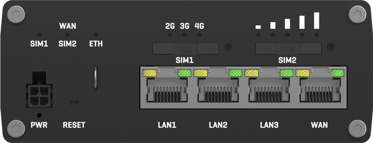 Industrie LTE/4G Router für professionelle Anwendungen, Digitale I/Os, USB 2.0 