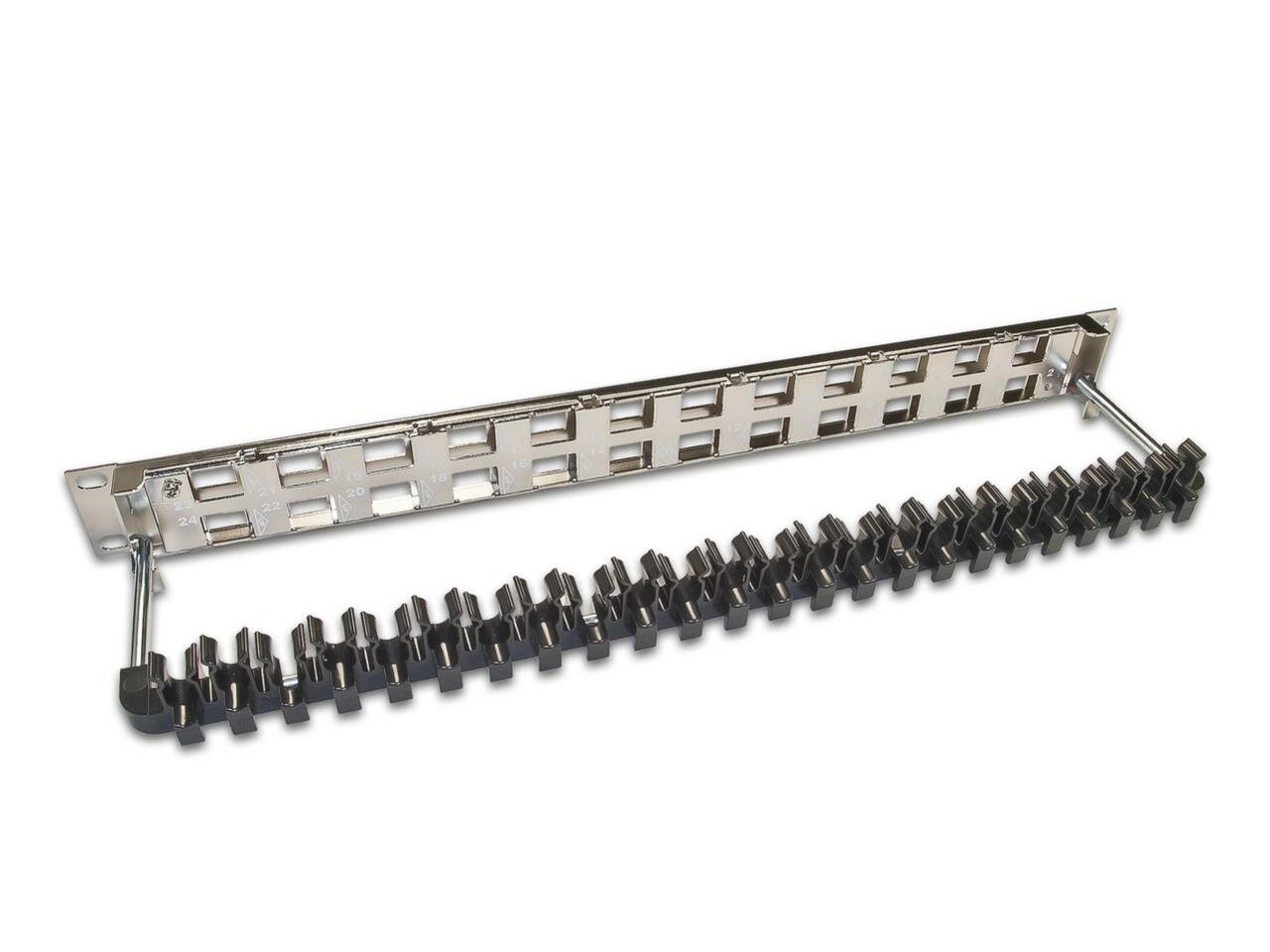 High Quality 24-Port Keystone Modul-Leerpanel, 19