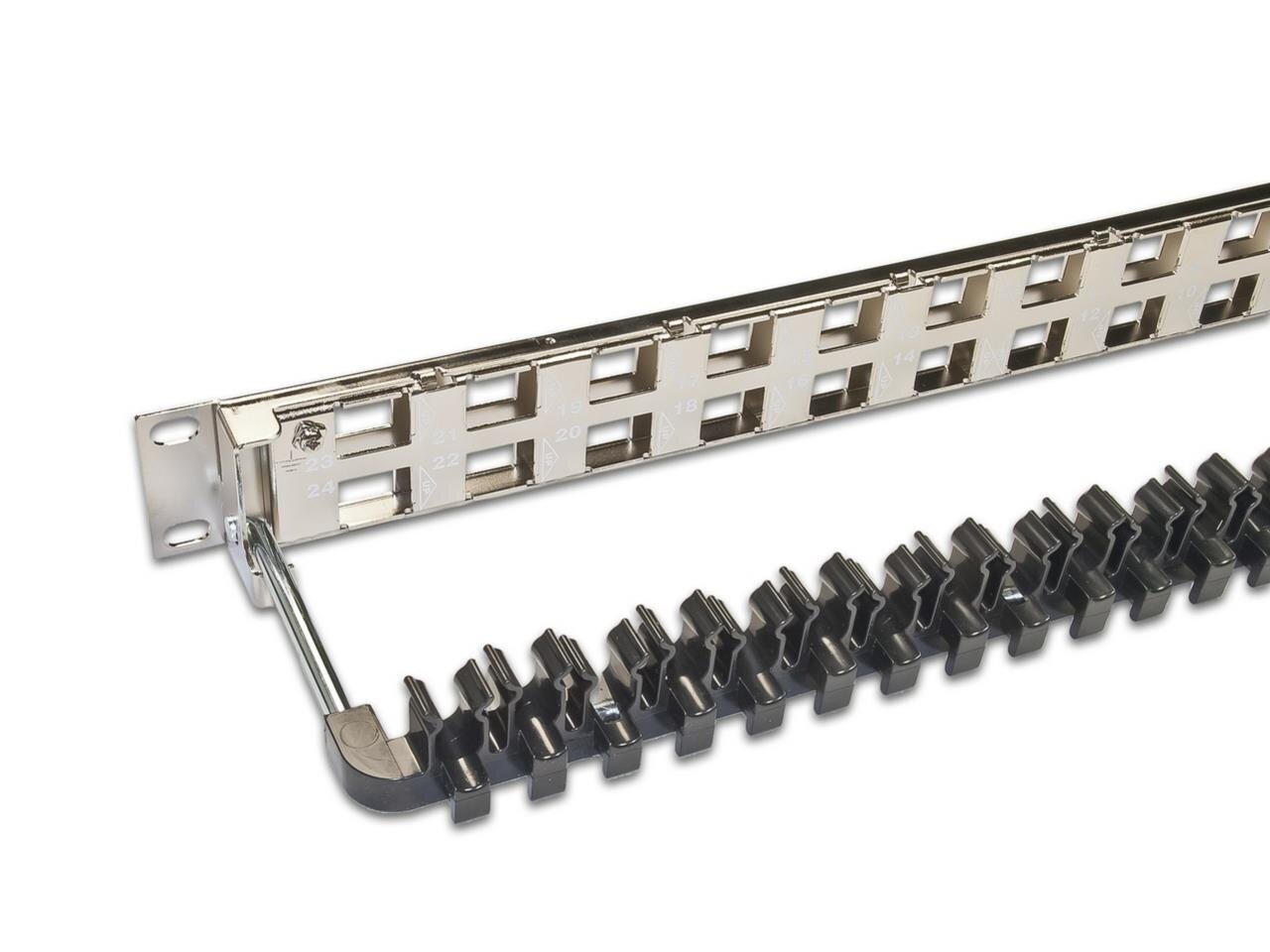 High Quality 24-Port Keystone Modul-Leerpanel, 19