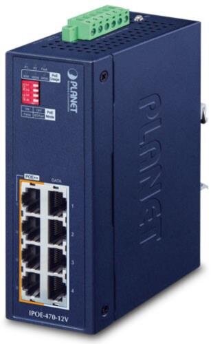 IP30 Industrial 4-Port Gigabit 802.3bt (240) PoE++  Injector