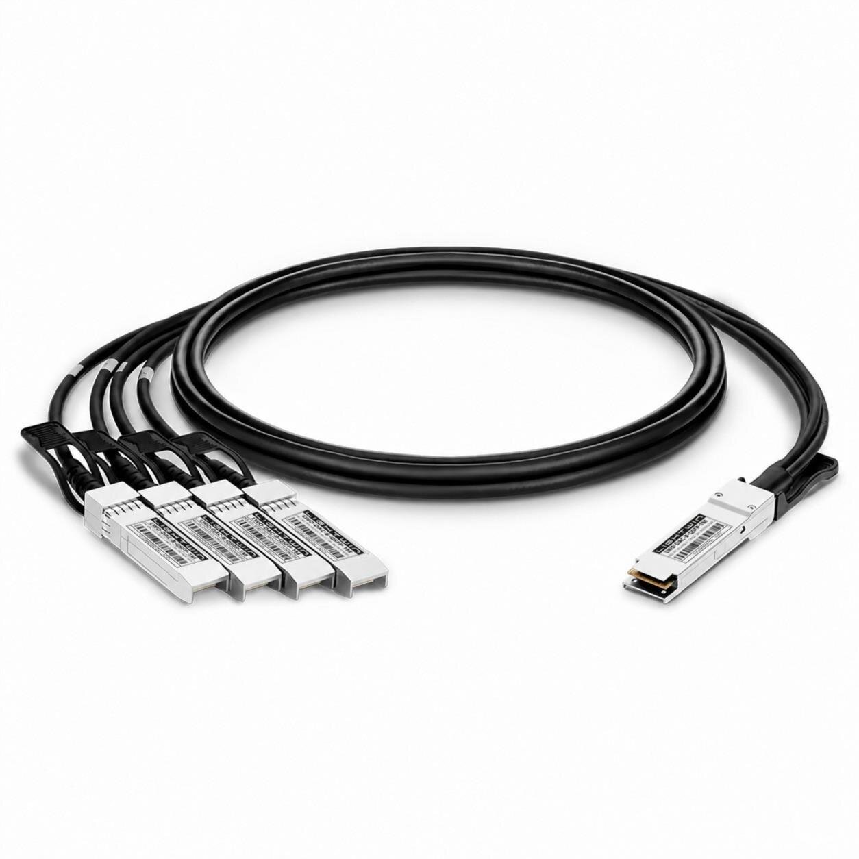 40G DAC Breakout cable, 1xQSFP+(40G) to 4xSFP+(10G), 1m