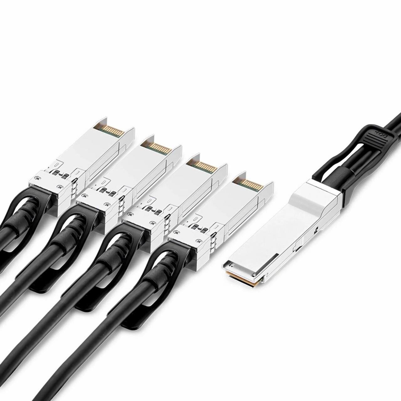 40G DAC Breakout cable, 1xQSFP+(40G) to 4xSFP+(10G), 1m