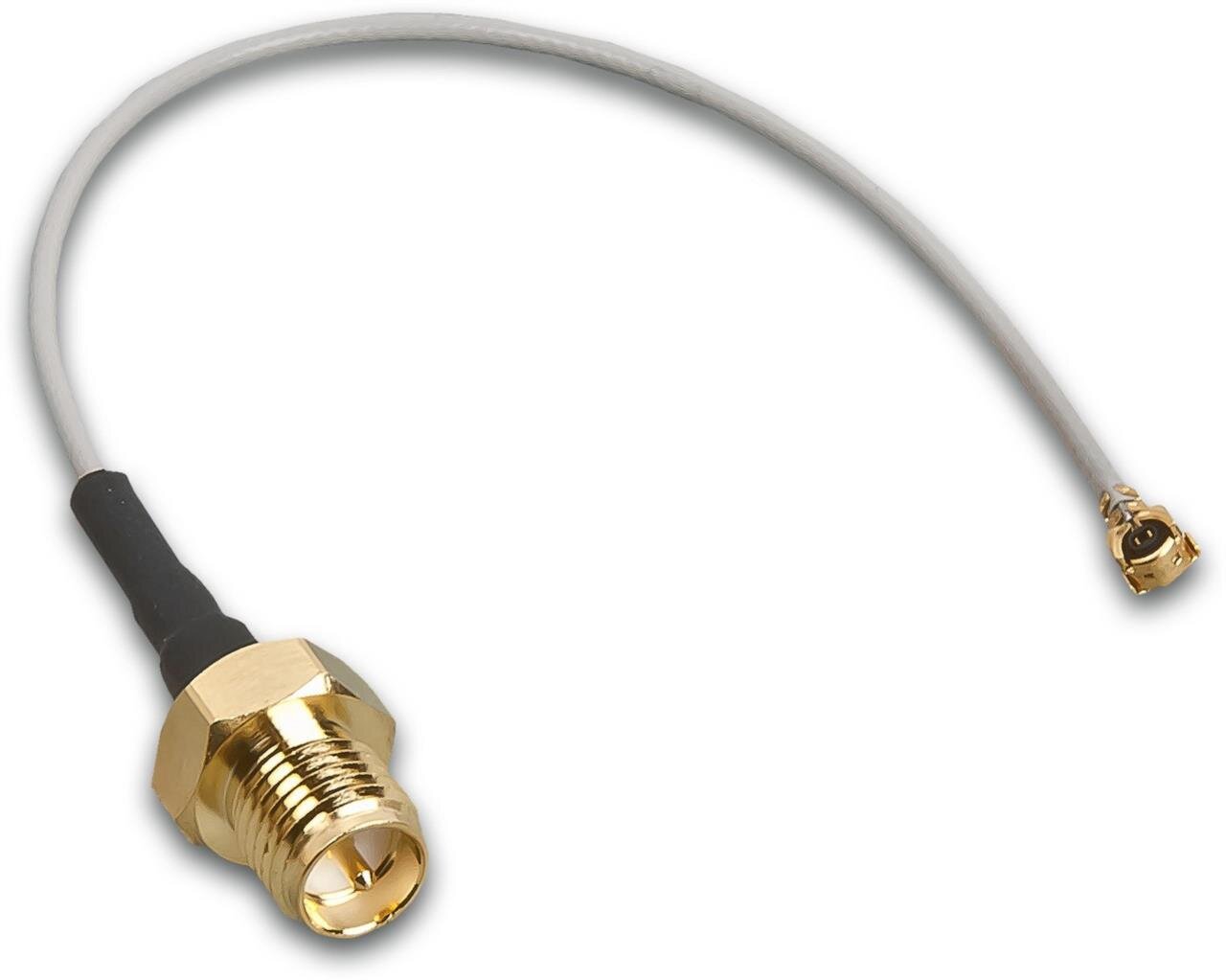 WLAN Pigtail U.FL Stecker an RSMA-Kupplung, 0.1 Meter