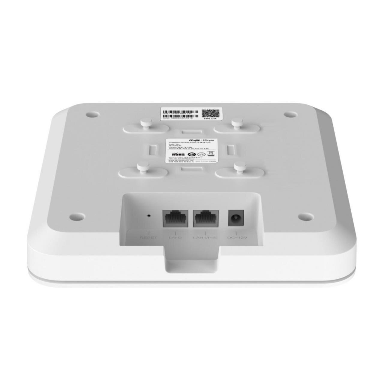Reyee Wi-Fi 6 AX1800 Decken Access Point, Dual-Band, 1775 Mbps, 2x 1 Gbit
