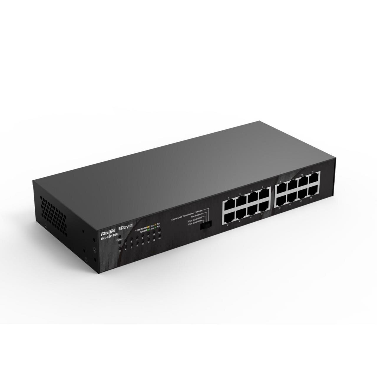 Reyee 16-Port 1Gbit unmanaged Switch, Metallgehäuse