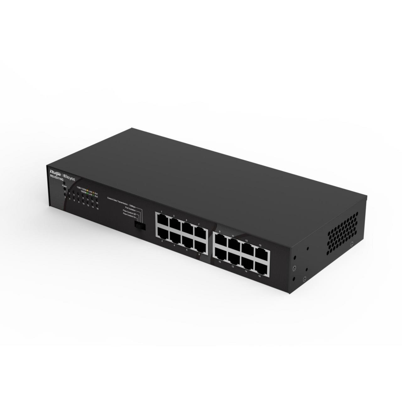 Reyee 16-Port 1Gbit unmanaged Switch, Metallgehäuse