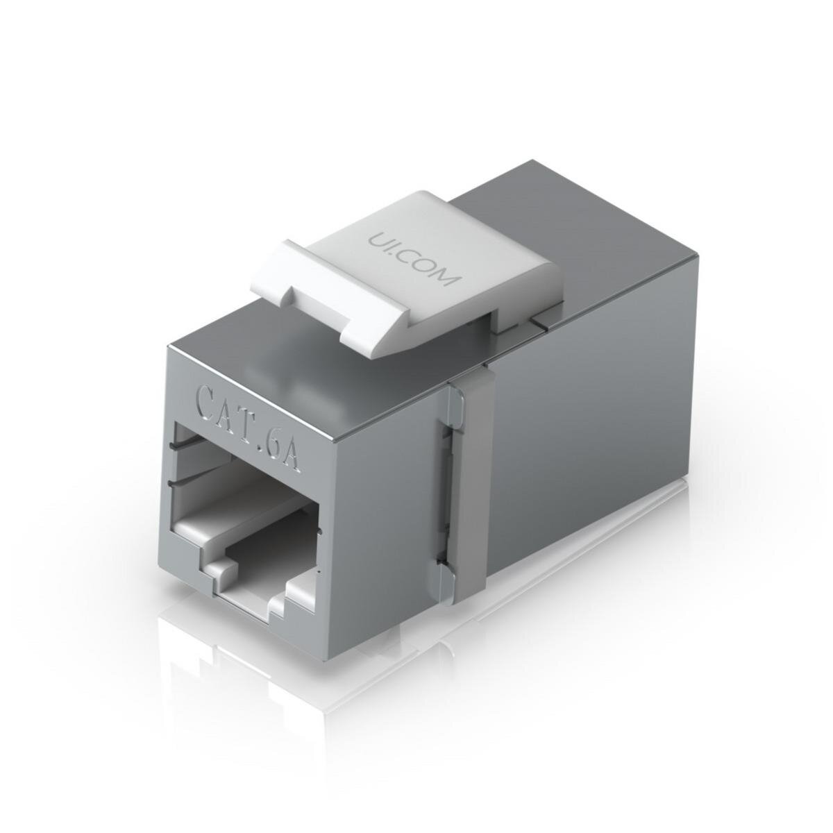 Ubiquiti KAT.6A Keystone Adapter - Buchse/Buchse, 12-Pack