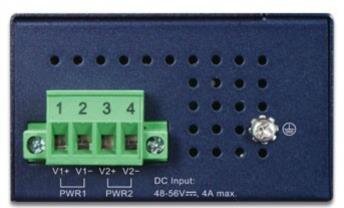 Industrial 2-port Multi-Gigabit 802.3bt PoE++ Injector Hub