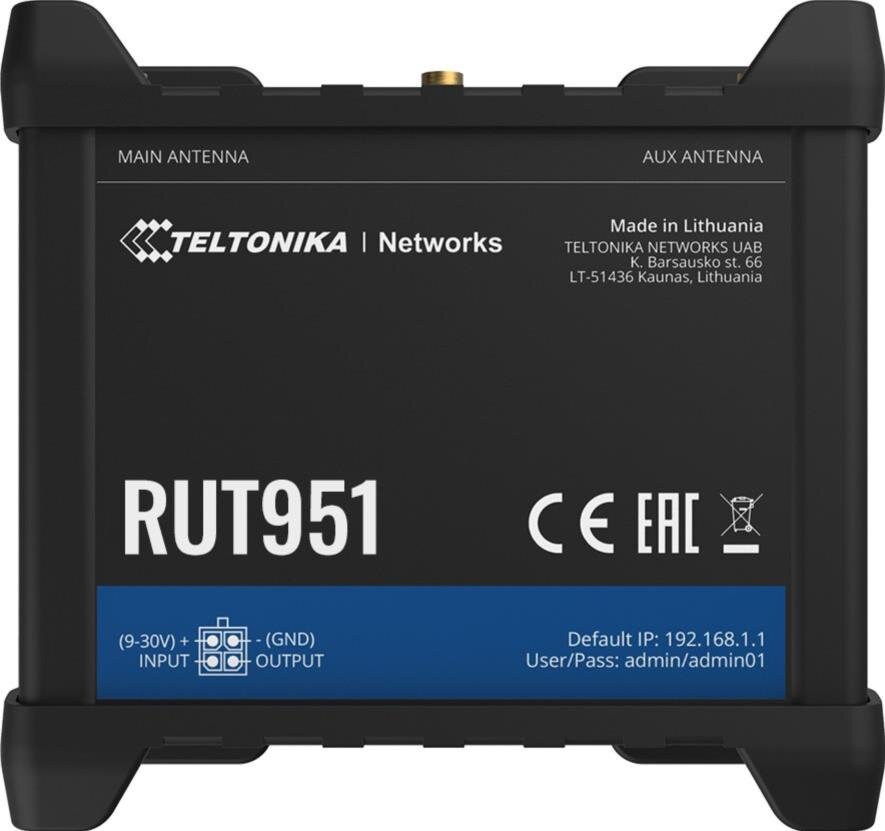 Industrieller kompakter 4G/LTE Dual SIM Router, mit Ethernet & I/O 