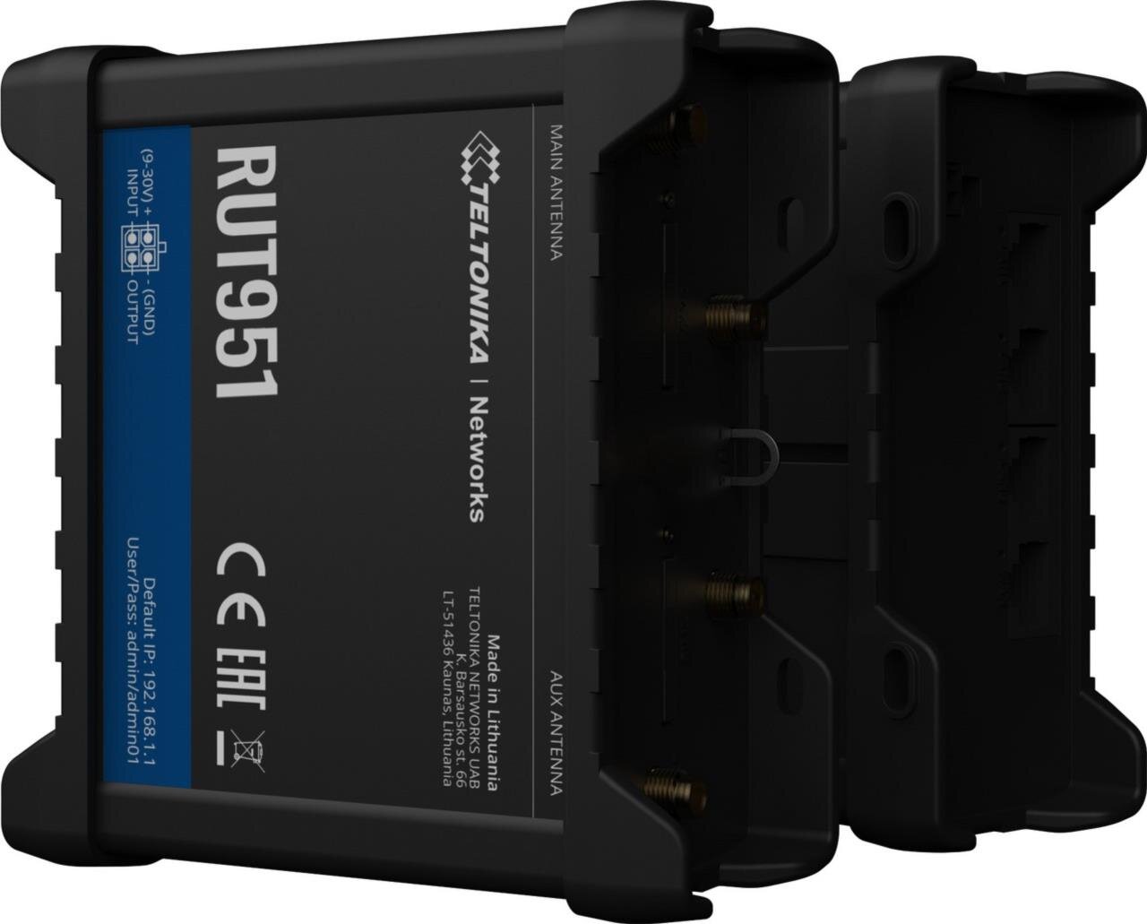 Industrieller kompakter 4G/LTE Dual SIM Router, mit Ethernet & I/O 