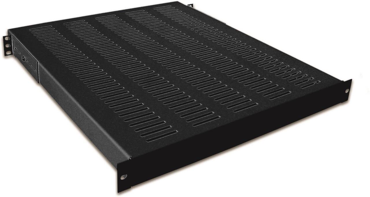 19'' 1HE Schwerlastfachboden bis 100kg, Festeinbau 