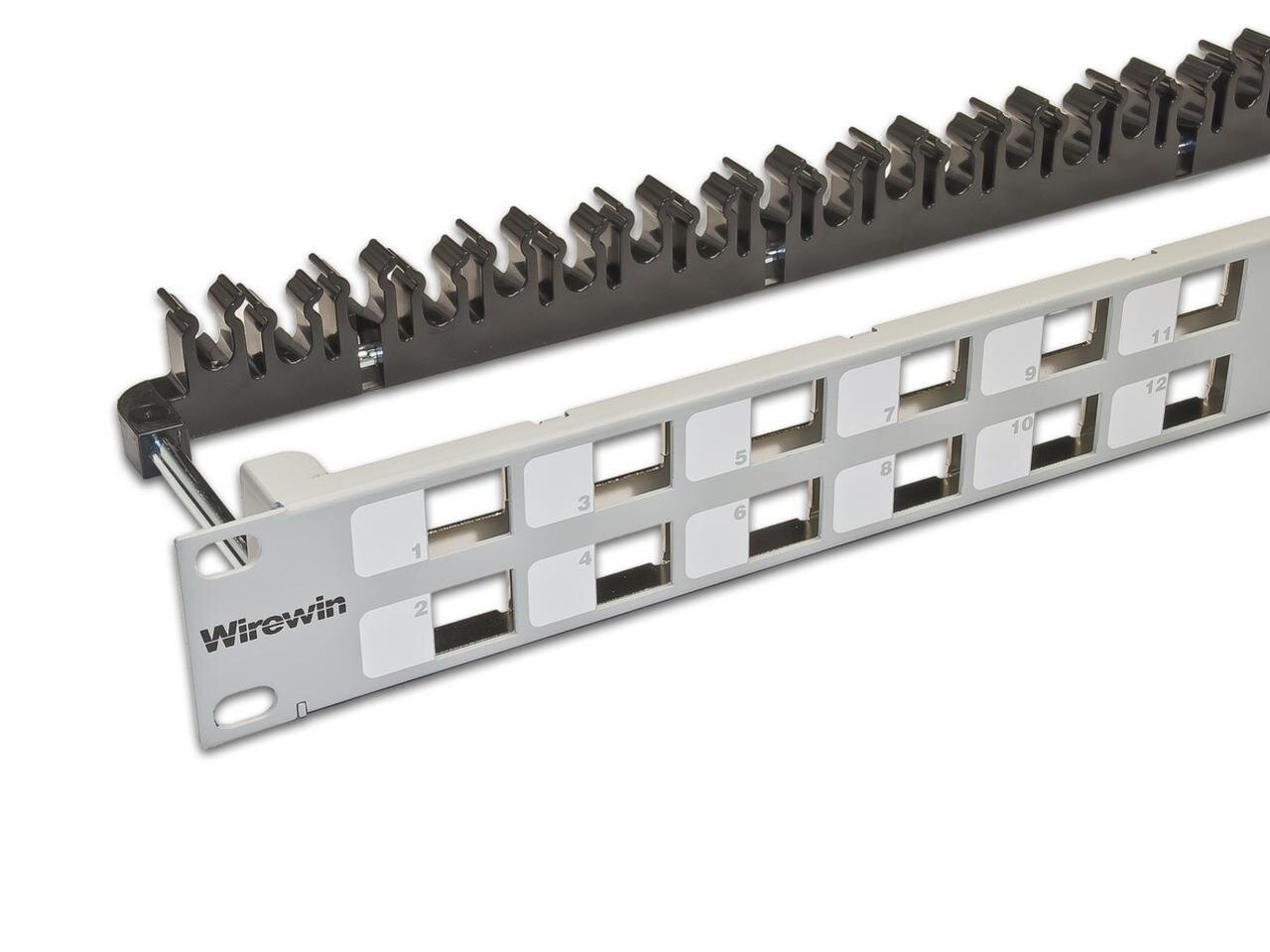 High Quality 24-Port Keystone Modul-Leerpanel, 19