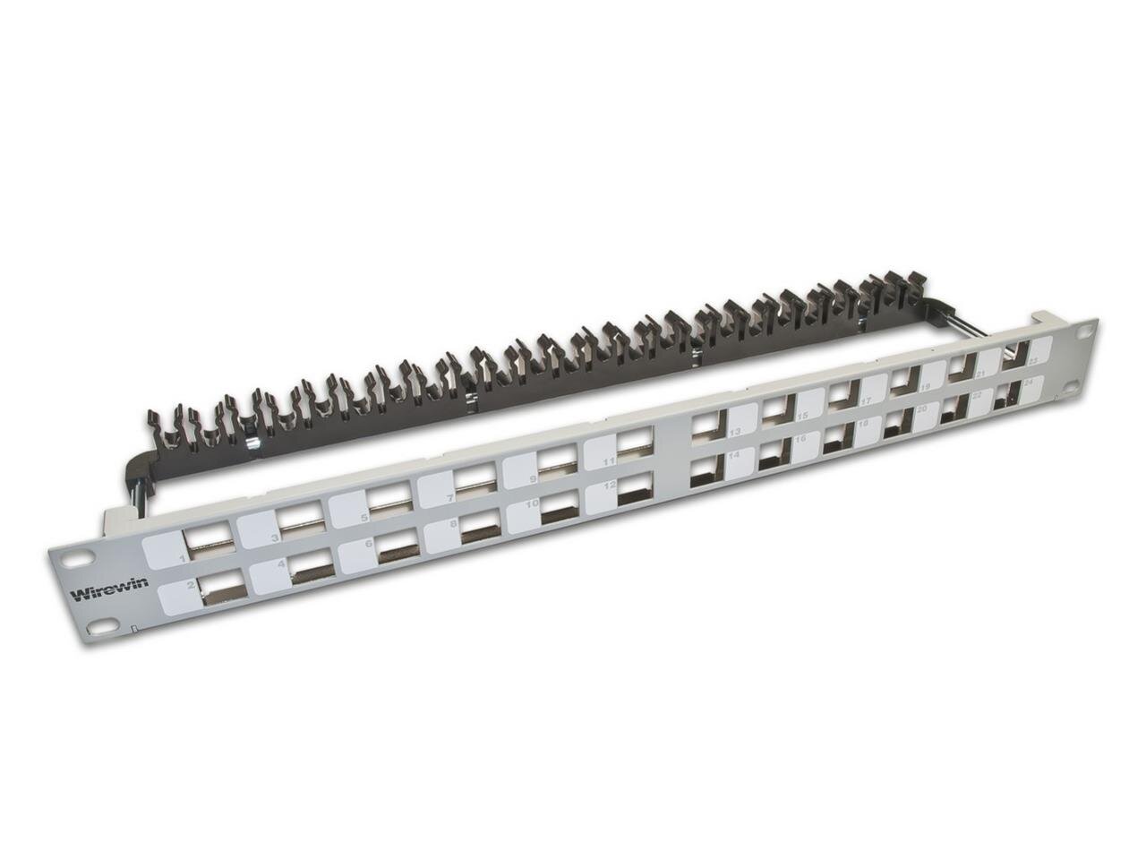 High Quality 24-Port Keystone Modul-Leerpanel, 19