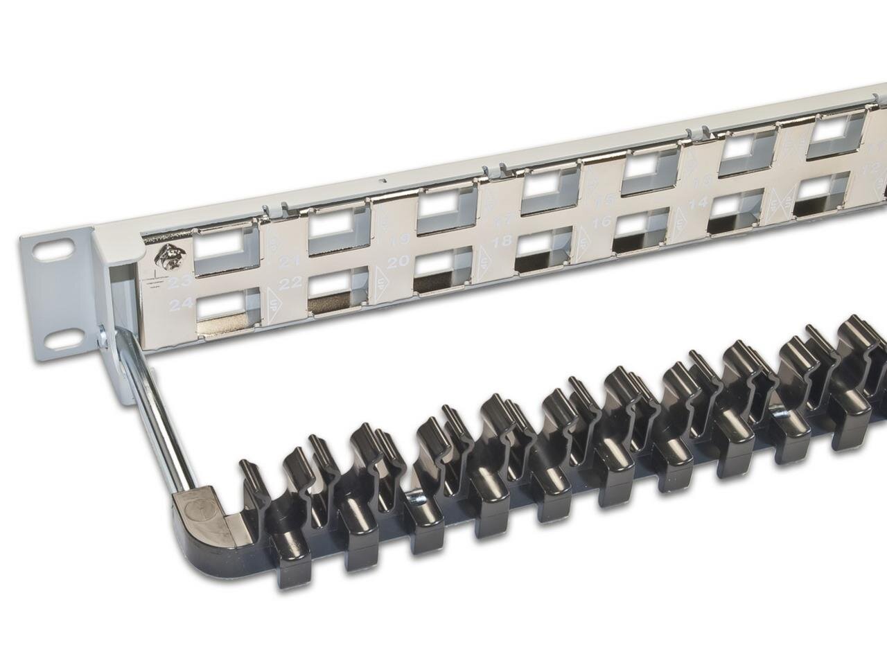 High Quality 24-Port Keystone Modul-Leerpanel, 19