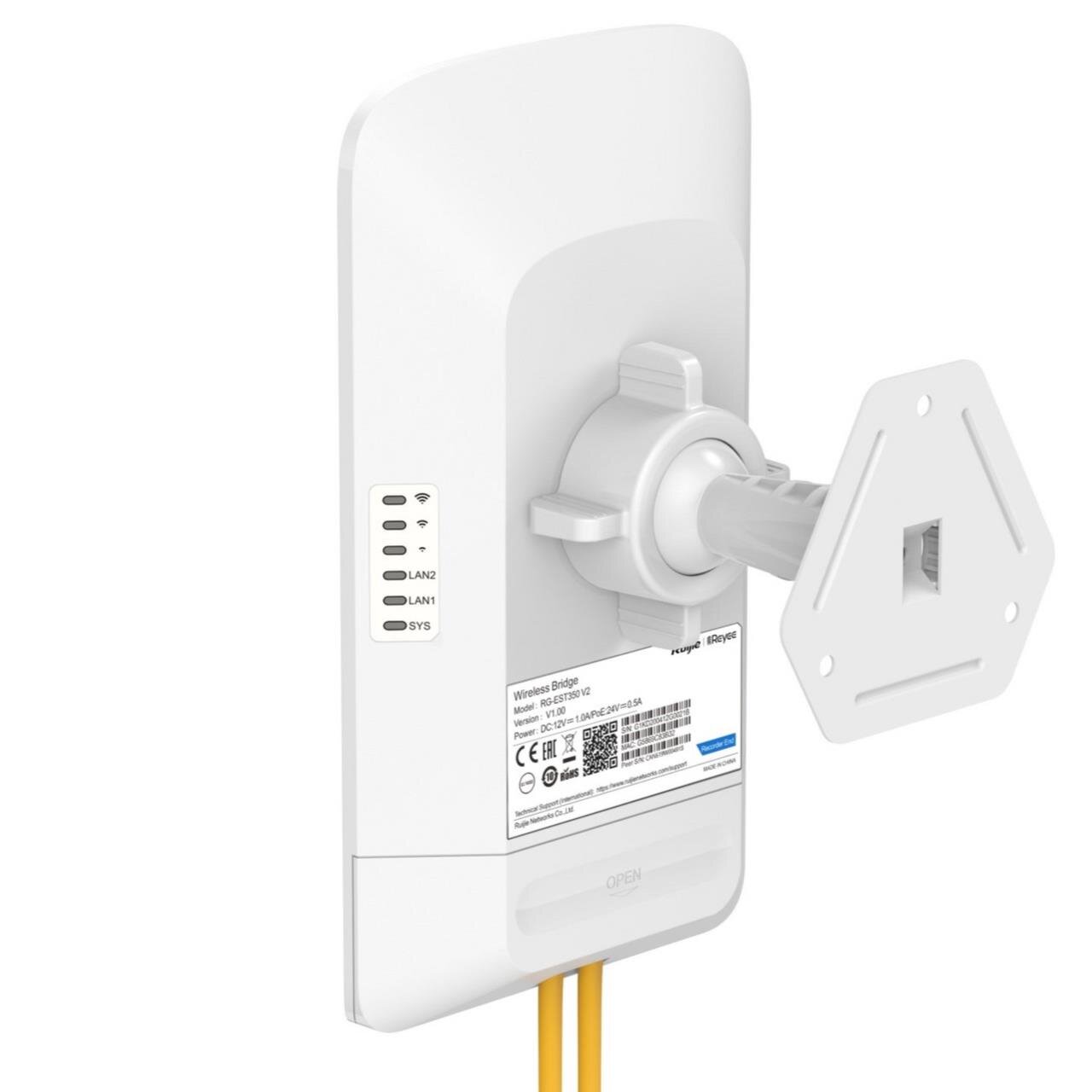 5GHz Dual-Stream 802.11ac 5KM Wireless Bridge, bis zu 5km, 2x Gbit