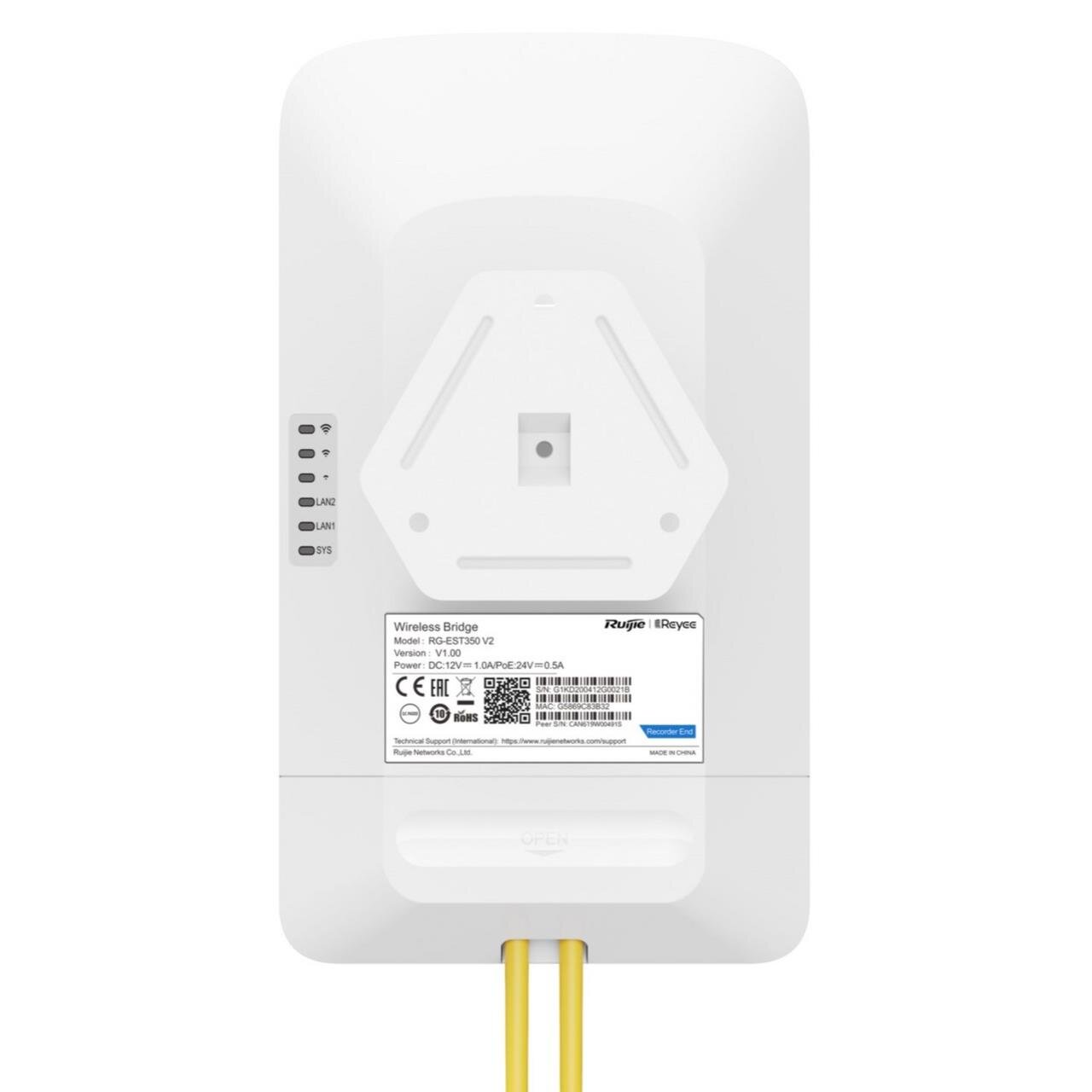 5GHz Dual-Stream 802.11ac 5KM Wireless Bridge, bis zu 5km, 2x Gbit