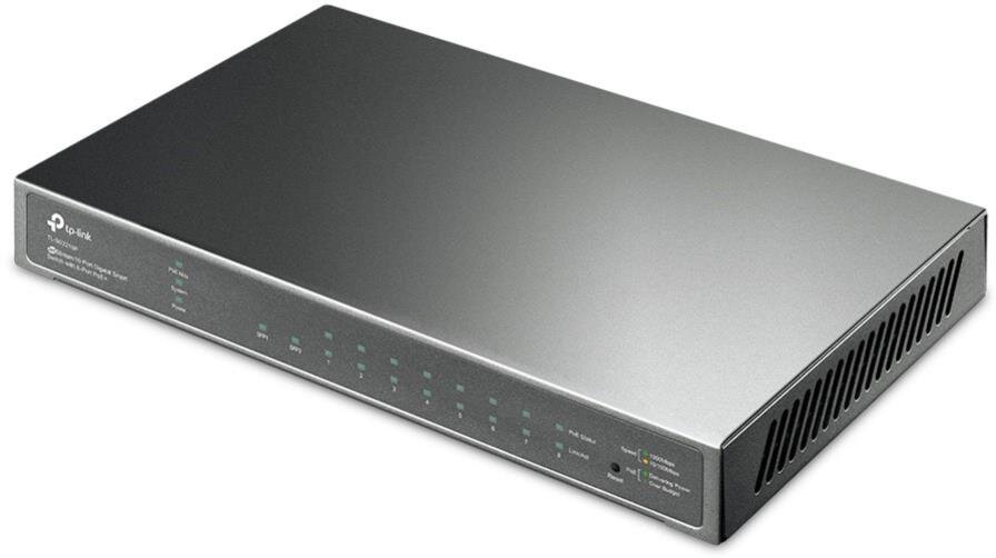 JetStream™ 8-Port Gigabit Smart PoE+ Switch mit 2 SFP Slots