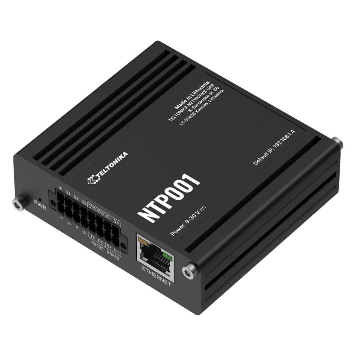 Industrie NTP Server, 10/100 Mbit, RS232, RS485, I/Os