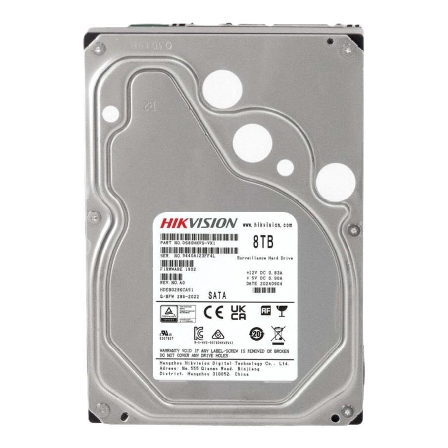 DS-80HKAI-VX1 - 8TB, SATA 6Gb/s Videoüberwachung HDD